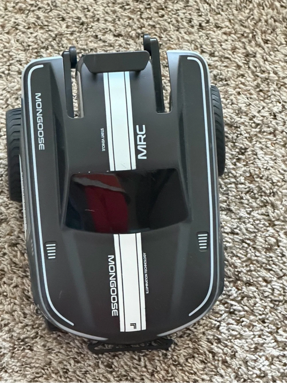 Sharper Image Mongoose RC Car and Controller in Black and White